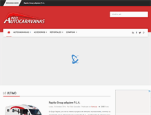 Tablet Screenshot of infoautocaravanas.com